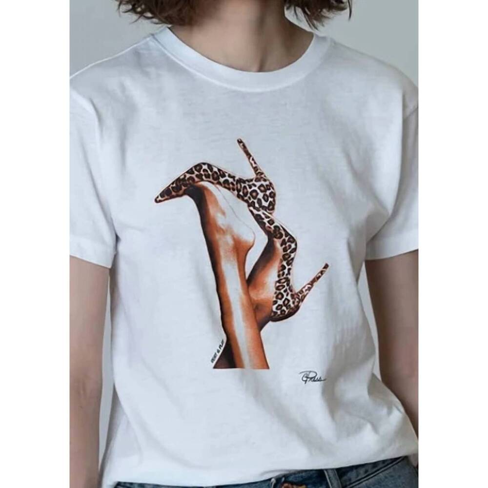 NEW CPRESS STUDIO rest and play mushie tee in white